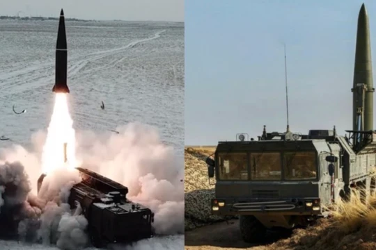 Hệ thống tên lửa đạn đạo Iskander-M của quân đội Nga. Ảnh: Military Watch.