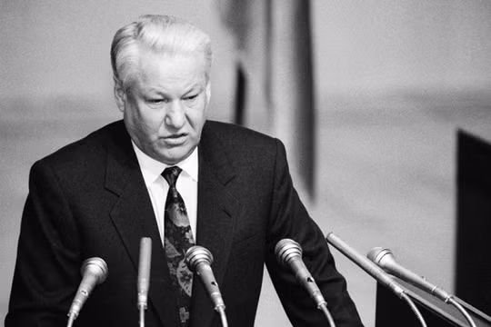 Tổng thống LB Nga lúc bấy giờ, Boris Yeltsin (Ảnh: TASS)