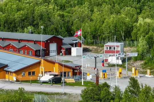 Cửa khẩu Storskog ở biên giới Na Uy-Nga (Ảnh: Getty)