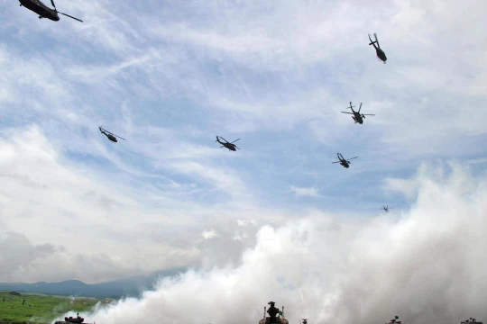 Cuộc tập trận chung sẽ kéo dài từ ngày 11 – 17/5 (Ảnh: CNA)