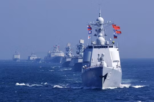 Nga, Trung Quốc từng nhiều lần tập trận chung và đang có kế hoạch tập trận chung với Iran (Ảnh: Xinhua)