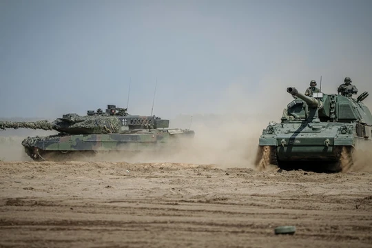 Estonia đào hào chống tăng dọc biên giới với Nga mặc dù thừa nhận không có mối đe dọa trực tiếp. Ảnh: Getty.