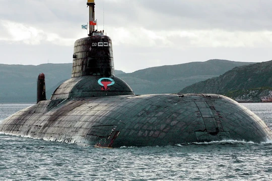 Các tàu ngầm lớp Akula được trang bị 20 tên lửa đạn đạo R-39 (Ảnh: Sputnik)