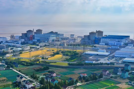 Nhà máy điện hạt nhân ở Tần Sơn, tỉnh Chiết Giang, Trung Quốc năm 2023. Ảnh: SCMP.