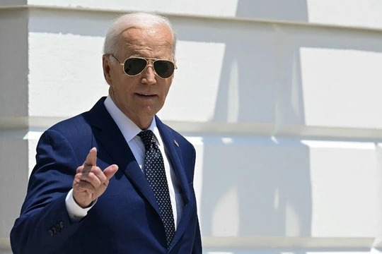 Tổng thống Joe Biden khi rời Nhà Trắng ở Washington DC, ngày 29/7 (Ảnh: Getty)