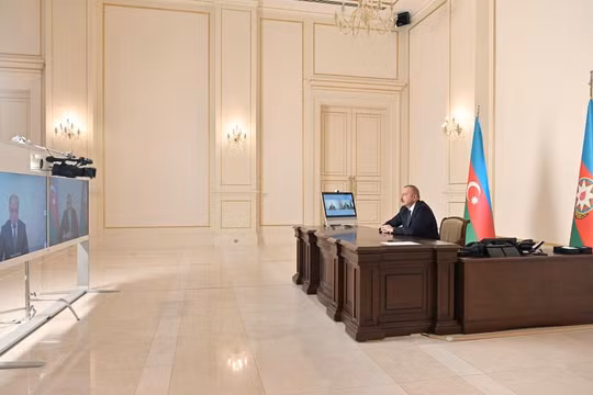Tổng thống Azerbaijan Ilham Aliyev (Ảnh: Trend)