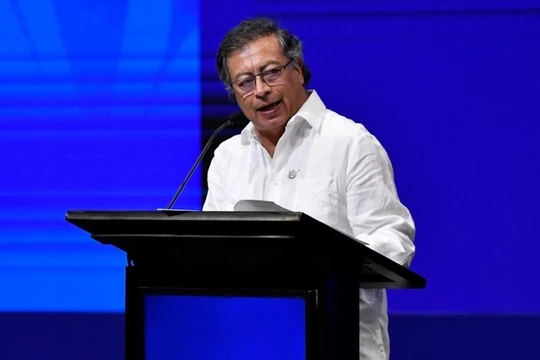 Tổng thống Colombia Gustavo Petro phát biểu tại một sự kiện về khí hậu ở Cali, Colombia vào ngày 20/10/2024. Ảnh: Getty.