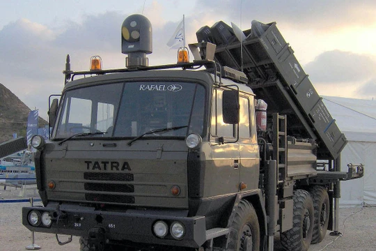 Hệ thống phòng không Spyder của Israel (Ảnh: WikiCommons)