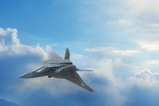 Ảnh đồ họa mẫu máy bay chiến đấu mà Nhật Bản muốn sản xuất trong nước (Ảnh: Getty)