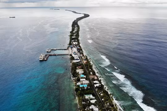 Nằm ở Thái Bình Dương, Tuvalu là một trong những quốc gia xa xôi và biệt lập nhất thế giới. Ảnh: Getty.