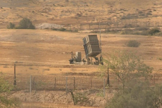 Hệ thống Vòm Sắt được cho là đánh chặn được 90% rocket phóng từ Gaza (Ảnh: Sky News)