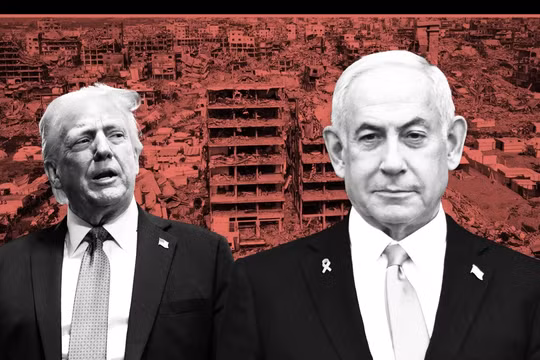 Tổng thống Mỹ Donald Trump và Thủ tướng Israel Benjamin Netanyahu. Ảnh: FT.