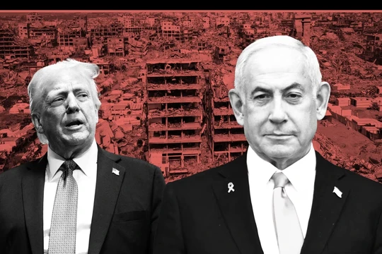 Tổng thống Mỹ Donald Trump và Thủ tướng Israel Benjamin Netanyahu. Ảnh: FT.