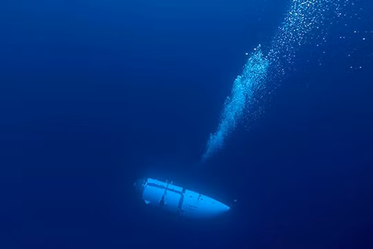 Hệ thống âm thanh đáy biển của Hải quân Mỹ có thể đã thu được tiếng nổ của tàu thăm xác Titanic có tên Titan (Ảnh: Getty)