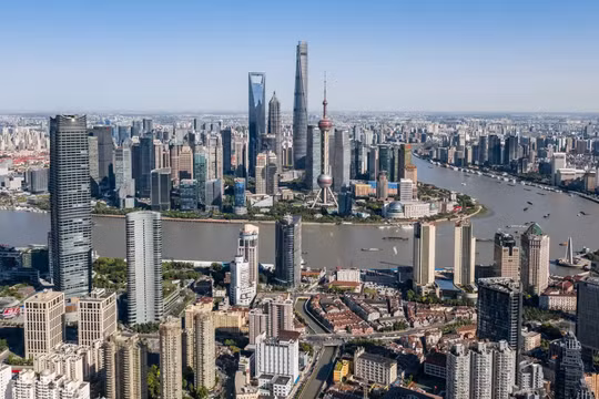 Các toà nhà văn phòng ở Trung Quốc đang chịu sức ép về giá thuê và tỷ lệ lấp đầy suy giảm (Ảnh: Getty)