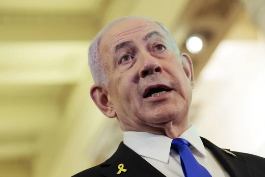 Thủ tướng Israel Benjamin Netanyahu tại Điện Capitol, Mỹ ngày 8/7. Ảnh: Getty.