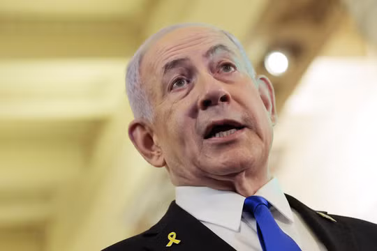 Thủ tướng Israel Benjamin Netanyahu tại Điện Capitol, Mỹ ngày 8/7. Ảnh: Getty.