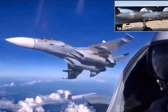 Máy bay Su-30MK2 của Venezuela được trang bị tên lửa chống hạm Kh-31. Ảnh: Getty.