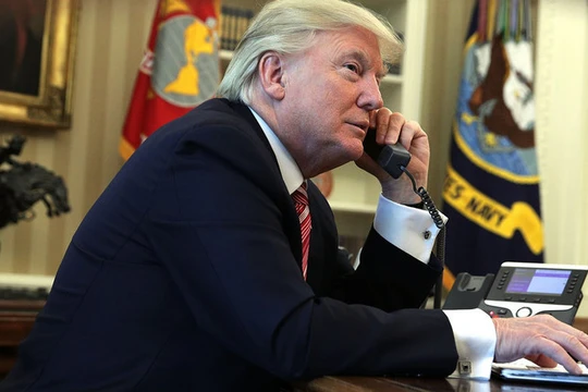 Tổng thống Mỹ Donald Trump đã có cuộc điện đàm với lãnh đạo Đan Mạch về vấn đề Greenland. Ảnh: Getty.