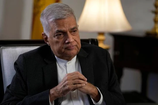 Thủ tướng Sri Lanka Ranil Wickremesinghe (Ảnh: CNN)