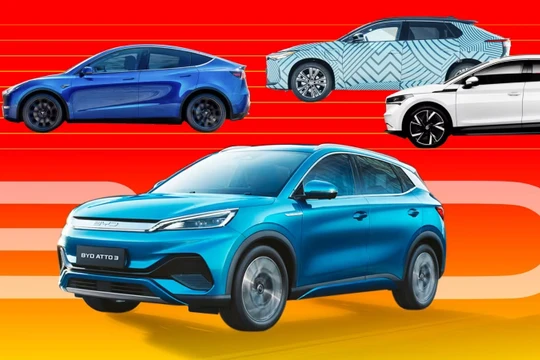 Tesla, Toyota và các nhà sản xuất khác phải đối mặt với cuộc đua giành thị phần với BYD, nhà sản xuất mẫu Atto 3 (Ảnh: FT)