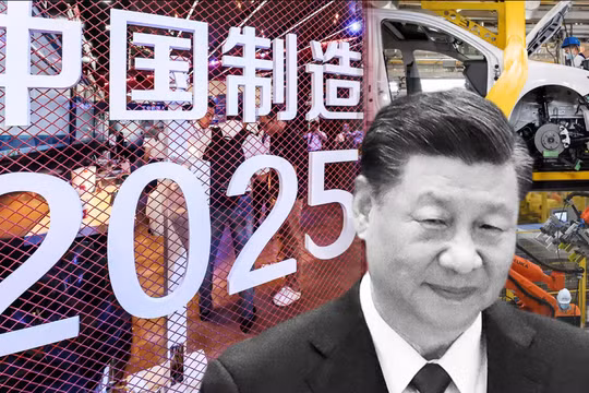 "Made in China 2025" đặt mục tiêu biến Trung Quốc thành siêu cường sản xuất vào năm 2049 (Ảnh: Reuters)