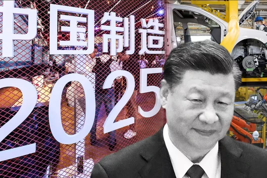 "Made in China 2025" đặt mục tiêu biến Trung Quốc thành siêu cường sản xuất vào năm 2049 (Ảnh: Reuters)