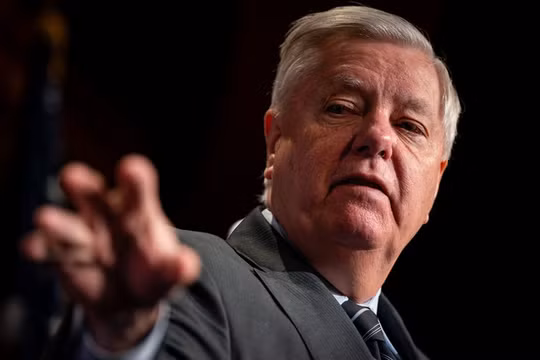 Thượng nghị sĩ Mỹ Lindsey Graham. Ảnh Getty