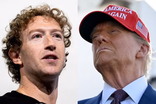 Mark Zuckerberg và Tổng thống đắc cử Mỹ Donald Trump. Ảnh: Fortune.