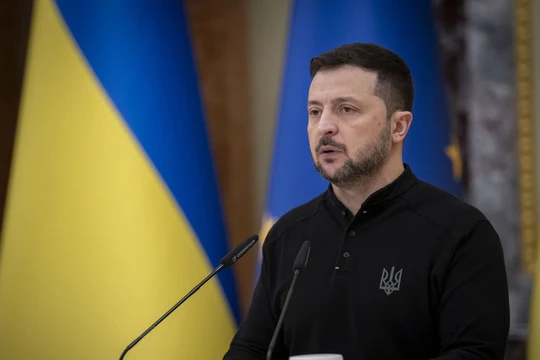 Tổng thống Ukraine Volodymyr Zelensky. Ảnh: Getty.