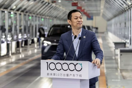 William Li, đồng sáng lập kiêm CEO của công ty xe điện Trung Quốc Nio (Ảnh: Bloomberg)
