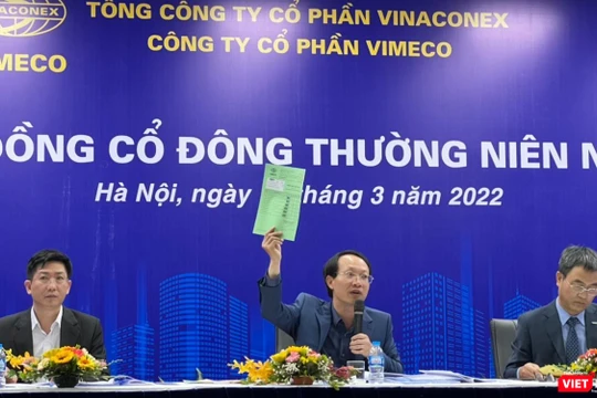 Chủ toạ đoàn AGM 2022 của Vimeco.