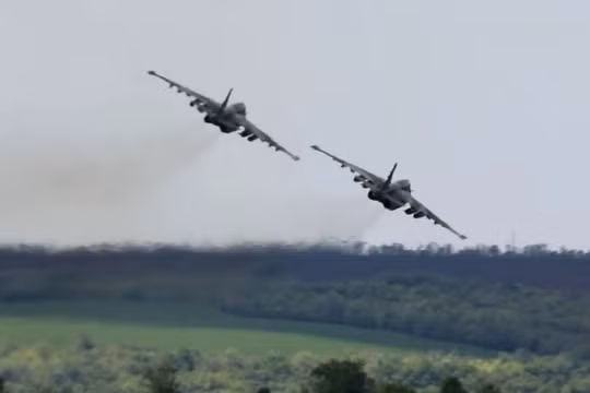 Chiến đấu cơ Su-25 của Nga (Ảnh: Sputnik)