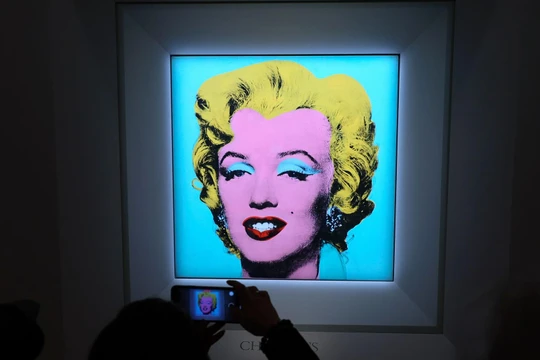 Bức chân dung Marilyn Monroe (Ảnh: CNN)