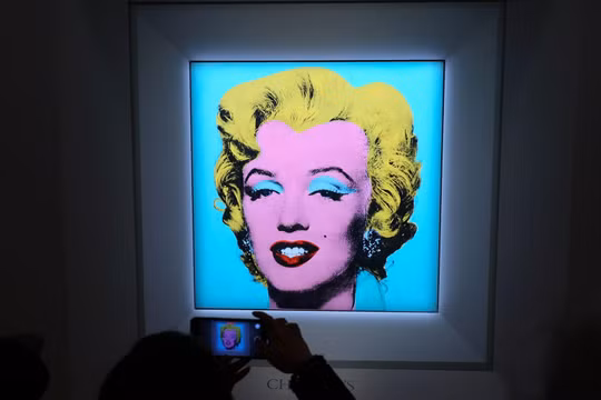 Bức chân dung Marilyn Monroe (Ảnh: CNN)