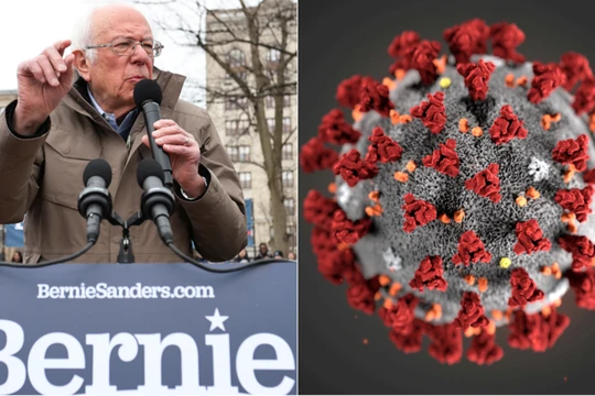 Ứng viên Bernie Sanders bị người dẫn chương trình kênh CNN so sánh với virus corona gây bức xúc (Ảnh: RT)