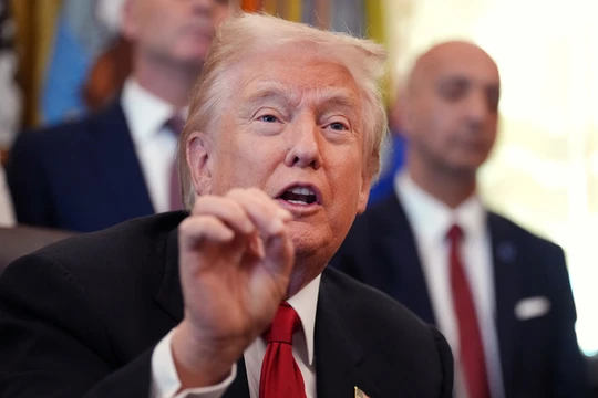 Tổng thống Mỹ Donald Trump tại Nhà Trắng, Washington, DC. ngày 6/11. Ảnh: Getty.