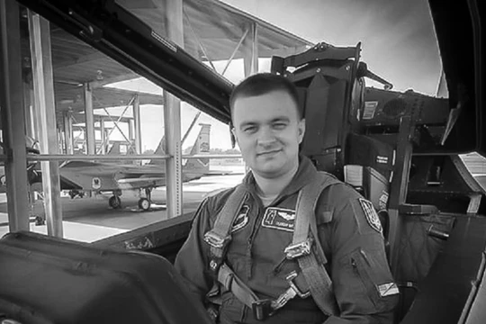 Phi công F-16 Aleksey 'Moonfish' Mes của Ukraine (Ảnh: RT)