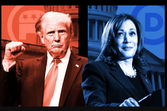 Cuộc bầu cử Tổng thống Mỹ 2024 đang nóng lên từng ngày (Ảnh: FT)