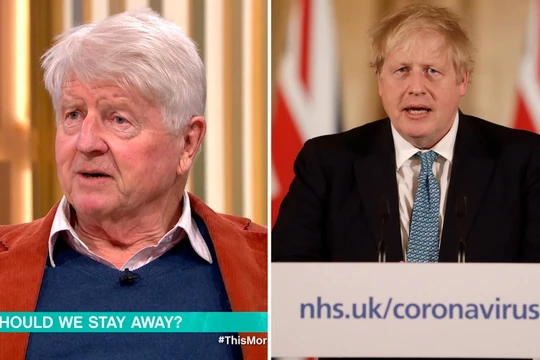 Ông Stanley Johnson (trái) tuyên bố ẫn đi bar như thường, bất chấp khuyến cáo từ chính phủ của con trai mình (Ảnh: Metro)