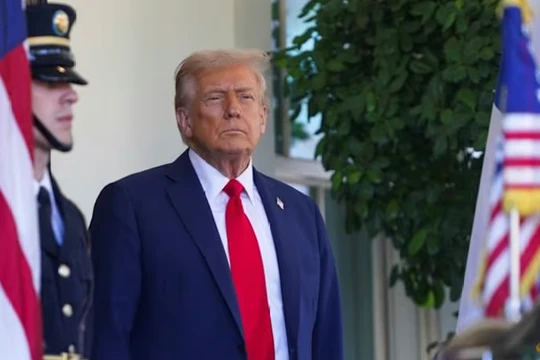 Ông Trump tuyên bố sẽ có chuyến thăm Trung Đông sau thỏa thuận ngừng bắn giữa Israel và Hamas. Ảnh: Reuters.