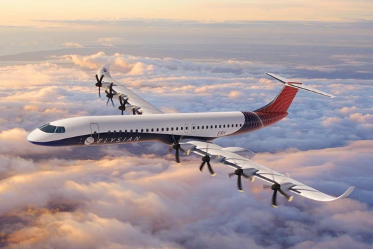 Nguyên mẫu thiết kế chiếc máy bay chạy hoàn toàn bằng điện của Elysian (Ảnh: ABC News)