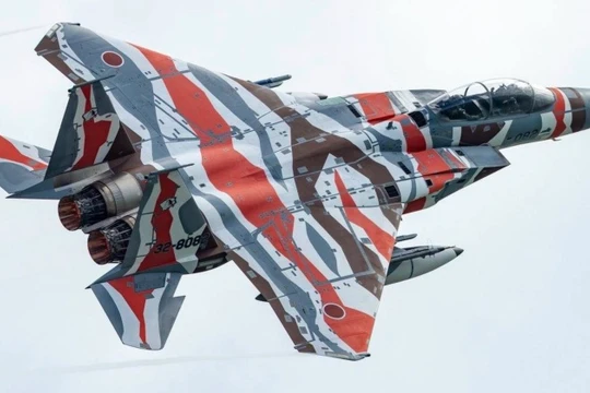 Chiến đấu cơ F-15J của Lực lượng Phòng không Nhật Bản. Ảnh: MW.