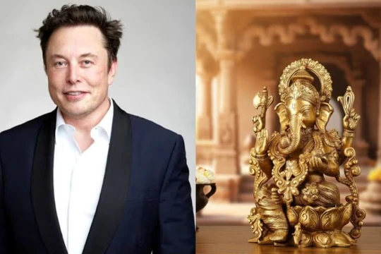 Tỷ phú Elon Musk đăng tải đoạn chat với Grok về thần Ganesha, gây sốt cộng đồng mạng Ấn Độ. Ảnh: Getty.