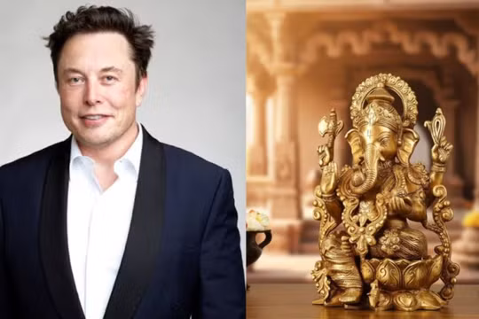 Tỷ phú Elon Musk đăng tải đoạn chat với Grok về thần Ganesha, gây sốt cộng đồng mạng Ấn Độ. Ảnh: Getty.
