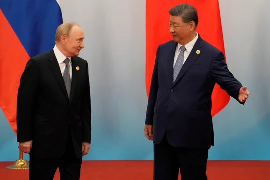 Theo đoạn ghi âm ghi lại trên camera quan sát, ông Putin và ông Tập đã nói về khả năng sống thọ thông qua cấy ghép nội tạng và các thủ thuật y tế tiên tiến. Ảnh: Politico.