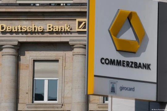 Deutsche Bank có nguy cơ trở thành mắt xích yếu tiếp theo của hệ thống ngân hàng (Ảnh: DW)
