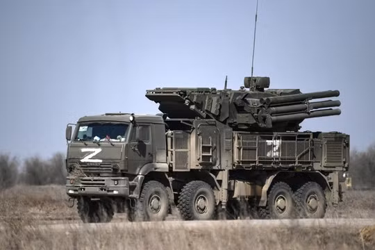 Hệ thống tên lửa và pháo phòng không Pantsir-S1 của Nga. Ảnh: Sputnik.