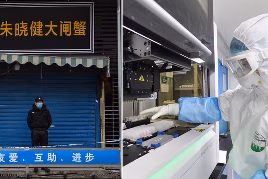 Nhiều hãng tin nước ngoài từng đưa ra giả thuyết virus corona chủng mới rò rỉ từ phòng thí nghiệm ở Vũ Hán (Ảnh: Metro)