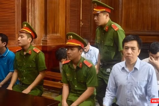 Các bị cáo trong phiên tòa sơ thẩm lần 2 vụ án VN Pharma